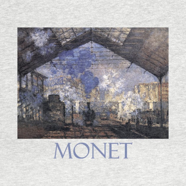 Sainte Lazare Railway Station by Claude Monet by Naves